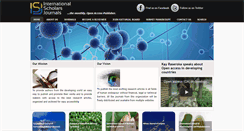 Desktop Screenshot of internationalscholarsjournals.org